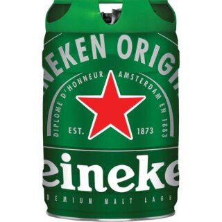 Heineken 5,0l Draught Keg 180 Stück / Palette