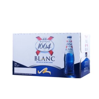 Kronenbourg Blanc Bier 24x0,33L Fl.Ex.5% 63 Trays / Palette