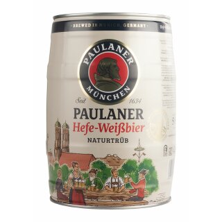 Paulaner Hefeweizen 5L Cans. 150 pcs./pallet