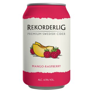 Rekorderlig Mango/Raspberry 4,5% 24x0,33lExport 90 Trays / Palette