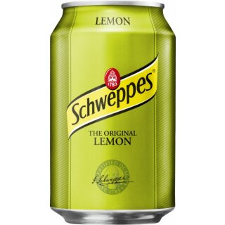 Schweppes Lemon 24x0,33 l Export 108 Trays / Palette