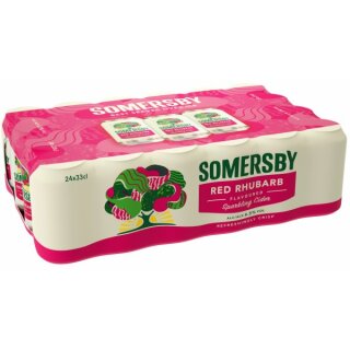 Somersby Red Rhubarb 24x0,33LExport 99 Trays / Palette