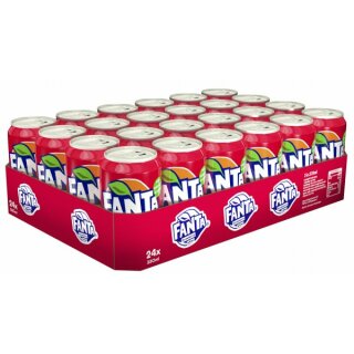 Fanta Strawberry + Kiwi  24x0,33 Export 99 Trays / Europalette
