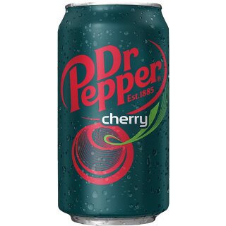 Dr. Pepper Cherry 24x0,33L Cans Export 108 Trays / Pal.