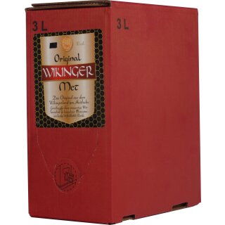 Original Wikinger Met Honigwein 4 x  3,0 L