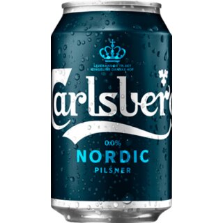 Carlsberg Nordic 0,0% 24x0,33 can Export 99 Trays/Pal