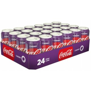 Coca Cola Cherry 24x0,33l DosenExport 99 Trays/Pal