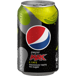 Pepsi Max Lime 24x0,33l Ds. "Export"