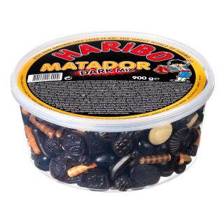 Haribo Matador Dark Mix 12 x 900g can