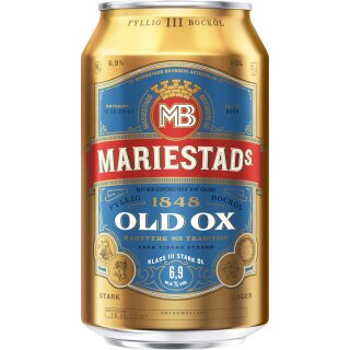 Mariestad Old Ox 6,9% 24x 0,33 Ds "Export" 81 tray / Palette