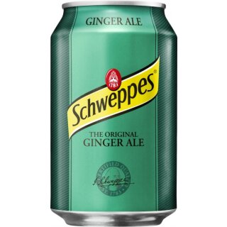 Schweppes Ginger Ale 12x0,33l"Export" 165 Tray / Palette
