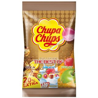 Chupa Chups Lutscher Best Of 120er Beutel 1,44kg