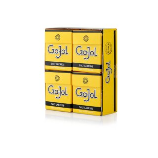 Ga-Jol gelb Salz-Lakritz zuckerfrei 8er 184g