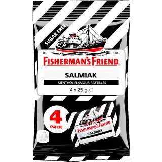 Fishermans Friend Salmiak 4x25g