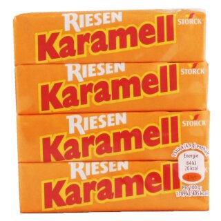 Riesen Karamell Bonbons 4er 116g