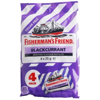 Fisherman´s Friend Blackcurrant 4x25g