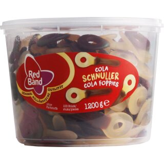 Red Band Cola Schnuller 100 Stück 1200g